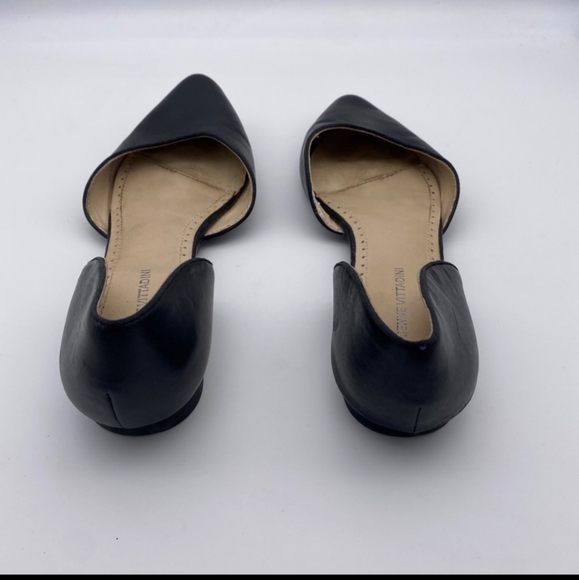 Adrienne Vittadini Black Pointed Toe D’Orsay Flats - Picture 6 of 6
